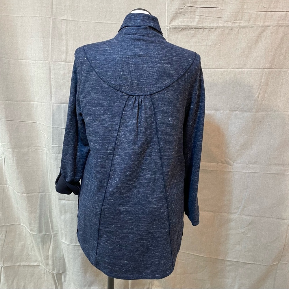 Neon Buddha Blue Button Jacket - image 7